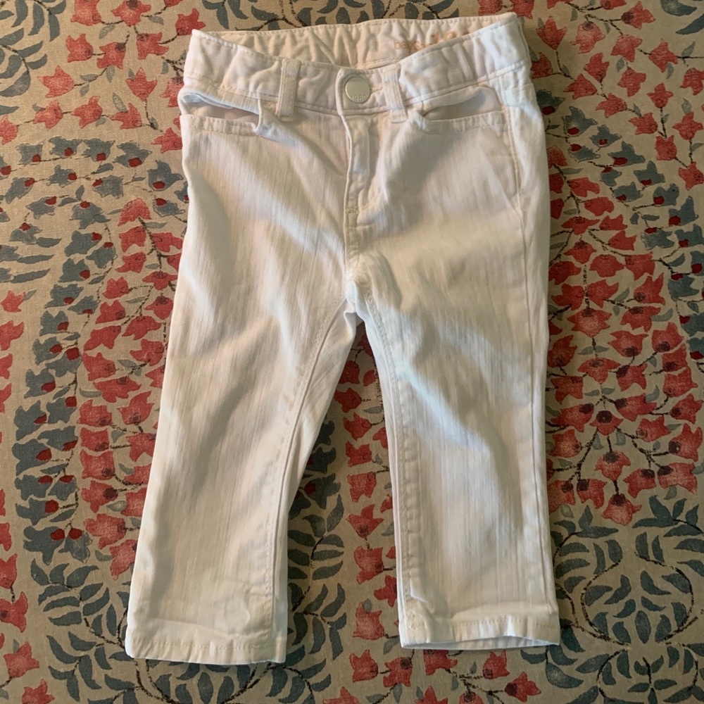 Baby gap white jeans